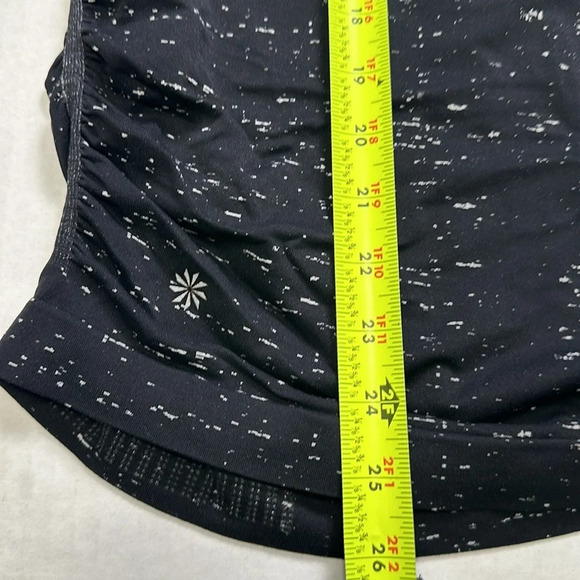 Athleta 2 Piece Tank Bundle Womens Size Small Pink and Black Racerback Stretch - Picture 7 of 12